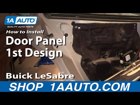 How To Install Remove Rear Door Panel 1st Design Buick LeSabre 00-05 1AAuto.com