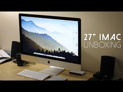 Imac - Unboxing of my new 27