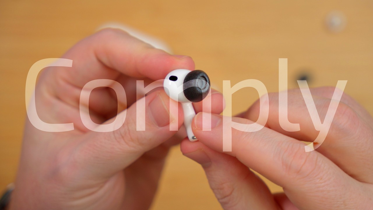 Pontas da Comply dão aquela segurança extra aos AirPods Pro 3
