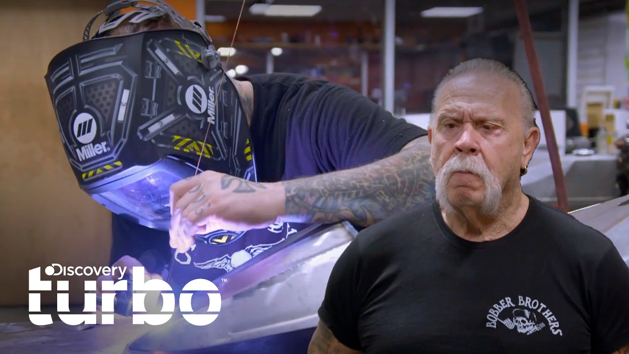 Design especial da moto de Paintball | American Chopper | Discovery Turbo Brasil