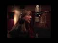 Esmée Denters in the studio with Justin Timberlake  recording  'Outta Here'
