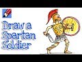 Easy How to Draw an Athenian Soldier