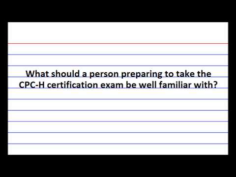 how to study for the cpc-h exam