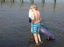 SWIMMING AT THE BEACH JULY 4 2007