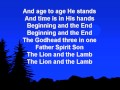 How Great Is Our God (worship video w/ lyrics)