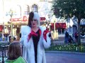 Disneyland Cruella de Vil Meet & Greet Twn Sq CLIP 1/16/07 Disneyland Cruella de Vil Meet & Greet Twn Sq CLIP 1/16/07