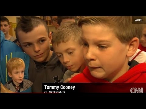 Watch a 5th grade Boston Boys Stand Up for Bullied Water boy Danny Keefe