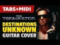 The Terminator (Sega CD) - Destinations Unknown (Acoustic Fingerstyle Guitar Cover and MIDI by Kaminari)