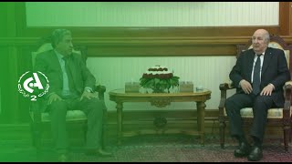 Le président de la République a reçu le président du parti ElFadjr El Djadid, Tahar Benbaibeche