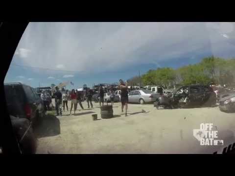 Junkyard Batting Practice with Giancarlo Stanton