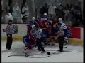 kovy gets tucker's high stick in the face, with no referee calls following, he gets the puck back... skates around the leafs zone deeking a few players and boooooom! elbow in tucker's face as the habs humiliate the leafs ;)