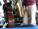 blue minor by sonny clark.
me playing the tenor sax. guitar+bass+sax trio live in performance at the rv park on oct.5.2008