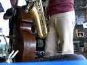 blue minor by sonny clark.
me playing the tenor sax. guitar+bass+sax trio live in performance at the rv park on oct.5.2008