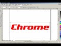 COREL TRICKSTER: Create a simple chrome effect
