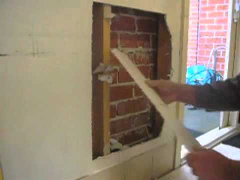 how to patch big hole in wall