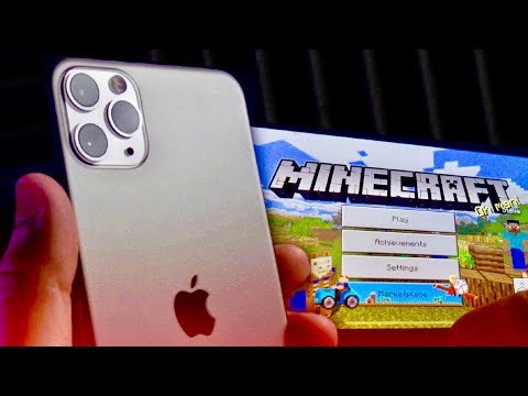 Minecraft on iPhone 11 Pro Max tastes good.