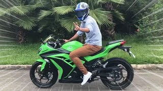 MINHA MOTO NOVA  KAWASAKI NINJA ‹ Michel Silva �