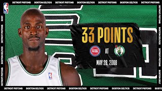 2008 ECF Game 5: Garnett goes off for 33 PTS | Pistons @ Celtics | #NBATogetherLive #20HoopClass by NBA