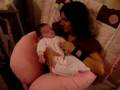 Sleeping Mia with Mami