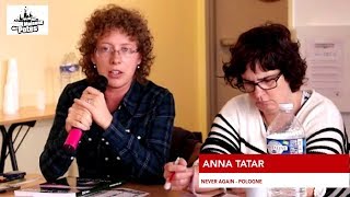 Anna Tatar on hate crime monitoring (European Meetings against Racism and Discriminations), 26.10.2016.