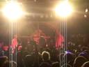 Flav does a mad stage dive