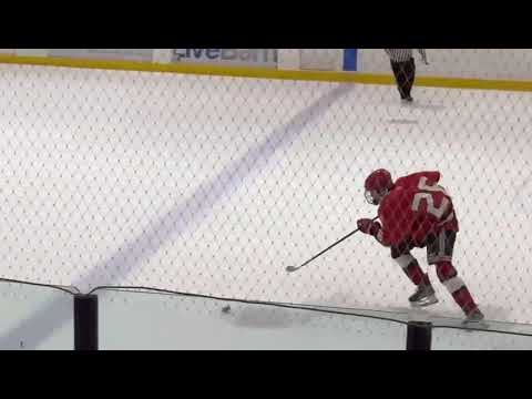 Hockey IQ + Speed = Score. Anticipating the game development and opening for the pass behind the Defensemen.