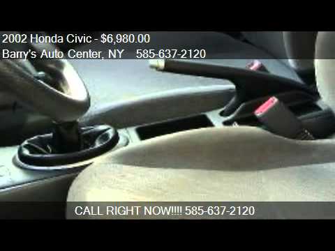 2002 honda civic ex sedan - Barry's Auto Center 4579 Lake Rd S in Brockport, NY 14420 Come test drive this 2002 Honda Civic EX sedan for sale in Brockport, NY. http://www.barrysautocent...