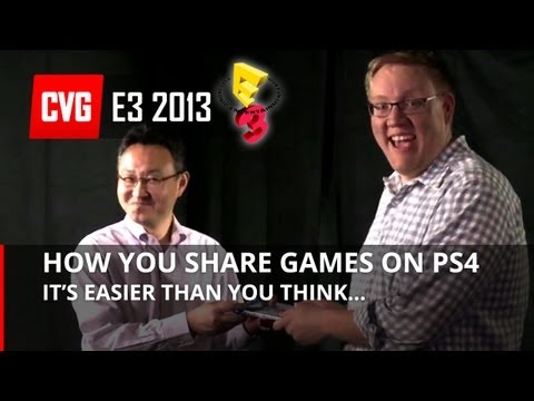 how to share games on ps4
