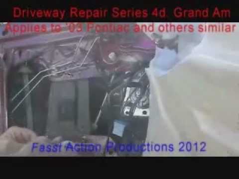 Window Motor Replace Grand Am Pontiac GM