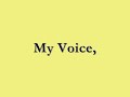 MY VOICE - Min Röst