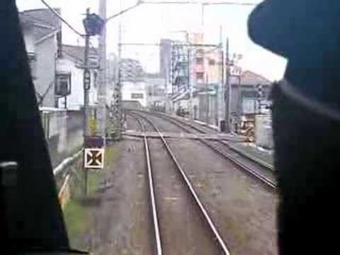 東急大井町線　急行　大岡山　から　旗の台