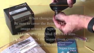 DIY IR-Cut filter installation for CS lenses used with Brinno TLC200 Pro