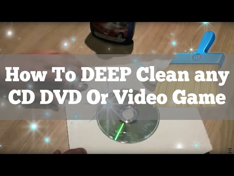 how to properly clean a cd or dvd