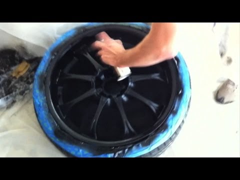 how to paint ur rims