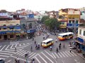 Hanoi Traffic - View from above - Worst intersection in Vietnam