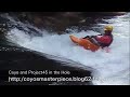 Coyo tries wavesports Project45 at Kaituna