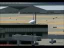 fsx b767 300 from lufthansa landing at klax