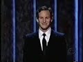 patrick wilson sings at the kennedy center honors. singing the street where you live for julie andrews in 2001.