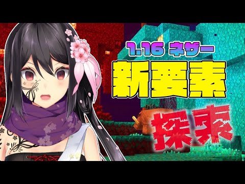 【マイクラ】1.16新要素 探検隊【にじさんじ/桜凛月】