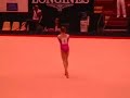Julie Croket FX Jr Euros 2008