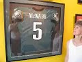 McNabb framed jersey
