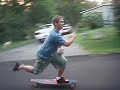 Longboarding Down Sound Shore Rd