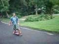 Longboarding Down Sound Shore Rd
