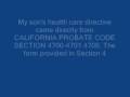 videos de advance health care directive