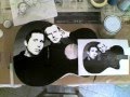 videos de guitar custom handpainted by Davide Ricchetti
