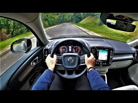 volvo xc40 inscription 190hp pov test drive gopro driving