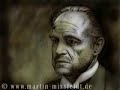 Speed painting godfather Marlon BRANDO by Martin Missfeldt