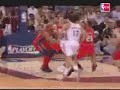 LeBron James gets down the lane for the tough flip up and in!