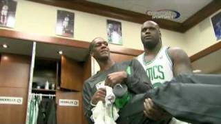 Shaquille O'Neal - Taking Care of Rajon Rondo (3/1/11)