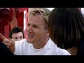 season 4 of 6 of the f word with gordon ramsay and celebrity cooking brigades. liam gallagher is in the restaurant, and comments that he thinks his wife (nicole) cooks better sweet potatoes than gordon ramsay. anew record is set for the show.